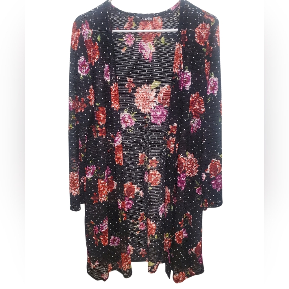 Floral Ope Duster / Cardigan